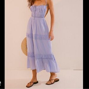 Free People Taking Sides Maxi - Blue Heron - Small